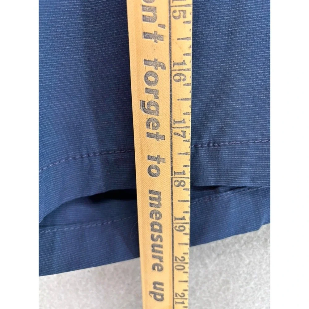 Banana‎ Republic Performance Shorts Mens 34 Blue Textured Golf Casual